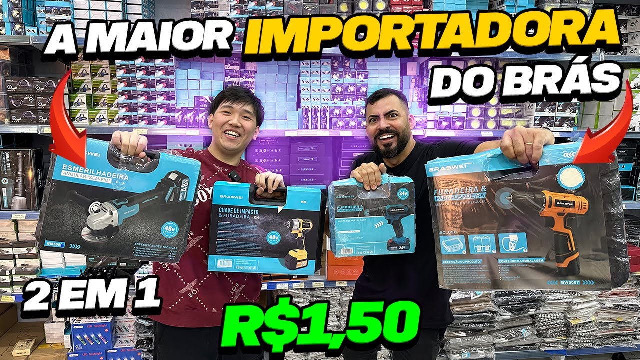 O MAIOR FORNECEDOR DE ELETRÔNICOS DO BRÁS + BARATO QUE 25 DE MARÇO ELETRÔNICOS ATACADO PRA GANHAR 🤑💰
