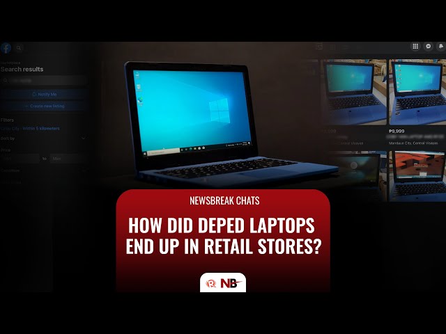 Newsbreak Chats: How did DepEd laptops end up in retail stores?