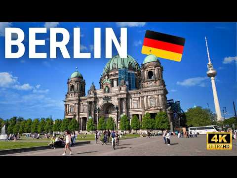 Berlin Walking Tour 2024 in 4K - Sunny Walk During Spring In Berlin, Germany 🇩🇪