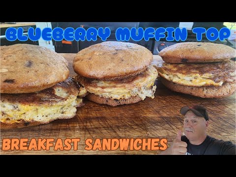 π₯ Sausage, Egg, and Cheese Blueberry Muffin Tops: A Flavor Fusion!