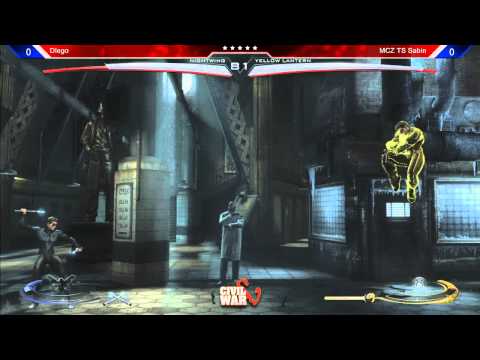 Injustice: Gods Among Us @ Civil War 5: TS Sabin vs Diego