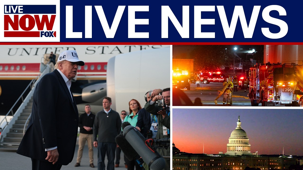 LIVE: Deadly NBC news helicopter crash in LA, Trump rallies in NC, Capitol hearings, Iran war & more