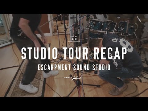 Studio Tour Recap: Escarpment Sound Studio - Micing Drums