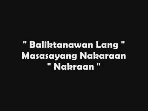 Baliktanaw (Lyrics) - Curse One , Lux & Vlync
