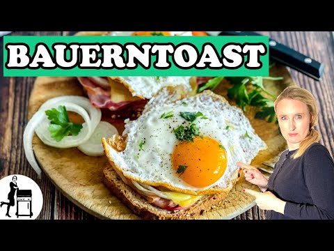 Deftiger Bauerntoast mit Speck & Ei | Die Frau am Grill