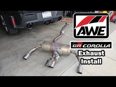 AWE GR Corolla Exhaust Suite Install (For BOTH Track & Touring)