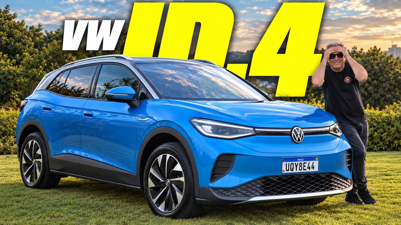 Novo VW ID.4 2027 - UM TIGUAN ELÉTRICO? SUV VOLTA MAIS POTENTE, COM MAIS BATERIA E POR R$ 299.990!