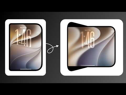 Book Fold Transition Using SwiftUI | Inspired from iPhone Duo thumbnail