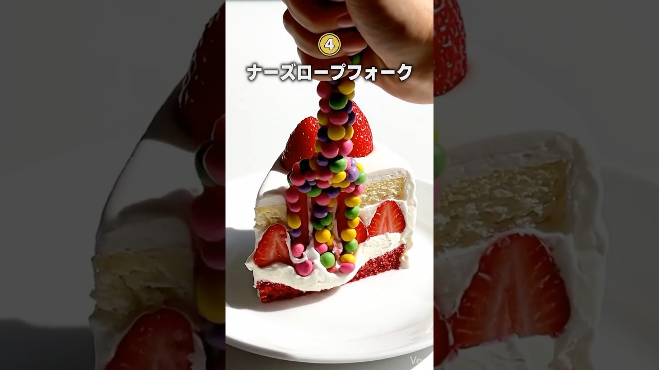ショートケーキを食べるなら、どのフォーク？ #chooseone #pickone #whichone