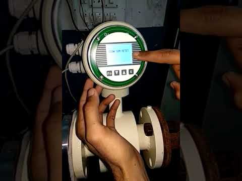 Flange,thread electromagnetic flow meter-battery operated, m...