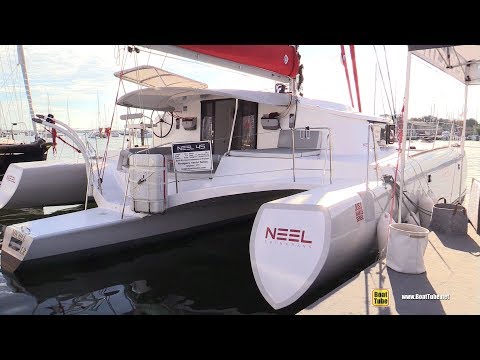 2017 Neel 45 Trimaran - Deck and Interior Walkaround - 2017 Annapolis Sail Boat Show