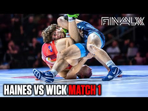 79kg - Levi Haines vs Evan Wick | 2025 Final X Round 1