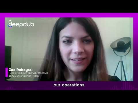 ACE Entertainment Films - Customer Success Story (Zoe Rabayrol - Head of Dubbing and VOD Releases)