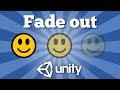 How to fade out or fade in a game object with coroutine in Unity game | Unity 2D tutorial