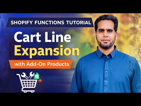 Shopify Functions Tutorial Cart Line Expansion with Add On Products