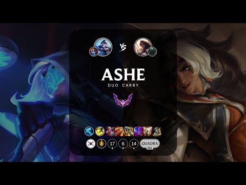Ashe ADC vs Samira - KR Master Patch 13.8