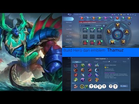 Build Hero dan emblem Thamuz. Mobile Legends Bang Bang