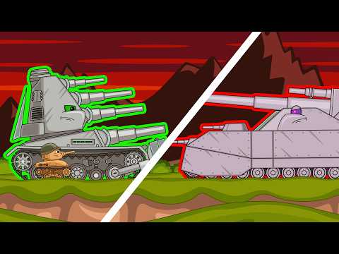 Flying P.1500 vs Panzer 3 Super Mutant. “Attack of the Ghosts” Tank Cartoon