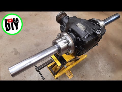 4x4 PTO Driven Timber Trailer BUILD Ep.8 - Differential To Beam Axle