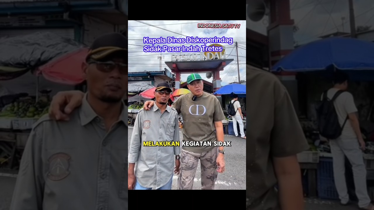 Sidak Pasar Indah Tretes