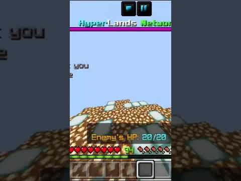 SnowedYT - Killing two leaderboard players in hyperlands duels #shorts #minecraft #mcpe #pvp