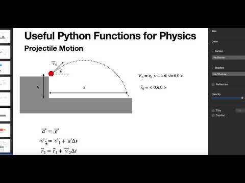 Creating A Python Function To Determine Maximum Projectile Range
