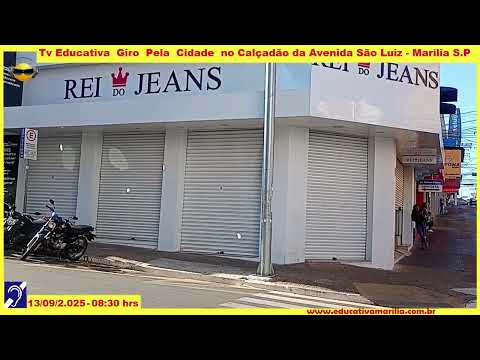 Tv Educativa Giro pela Cidade Avenida São Luiz de Marília S.P