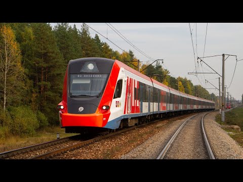 Russian railways: Ivolga Moscow city train. The best rolling stock built in Russia.
