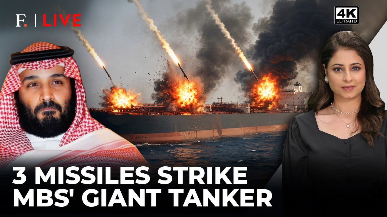 Iran Fires at MBS’ Tanker? 3 Missiles Rock Saudi Ship In Hormuz | Firstpost Live | 4K