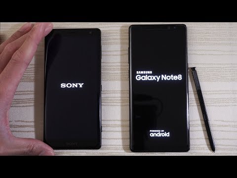 Sony Xperia XZ2 vs Samsung Galaxy Note 8 - Speed Test!