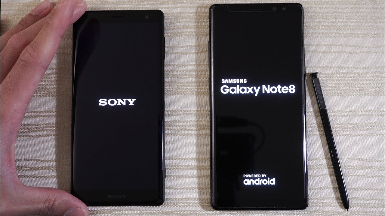 Sony Xperia XZ2 vs Samsung Galaxy Note 8 - Speed Test!