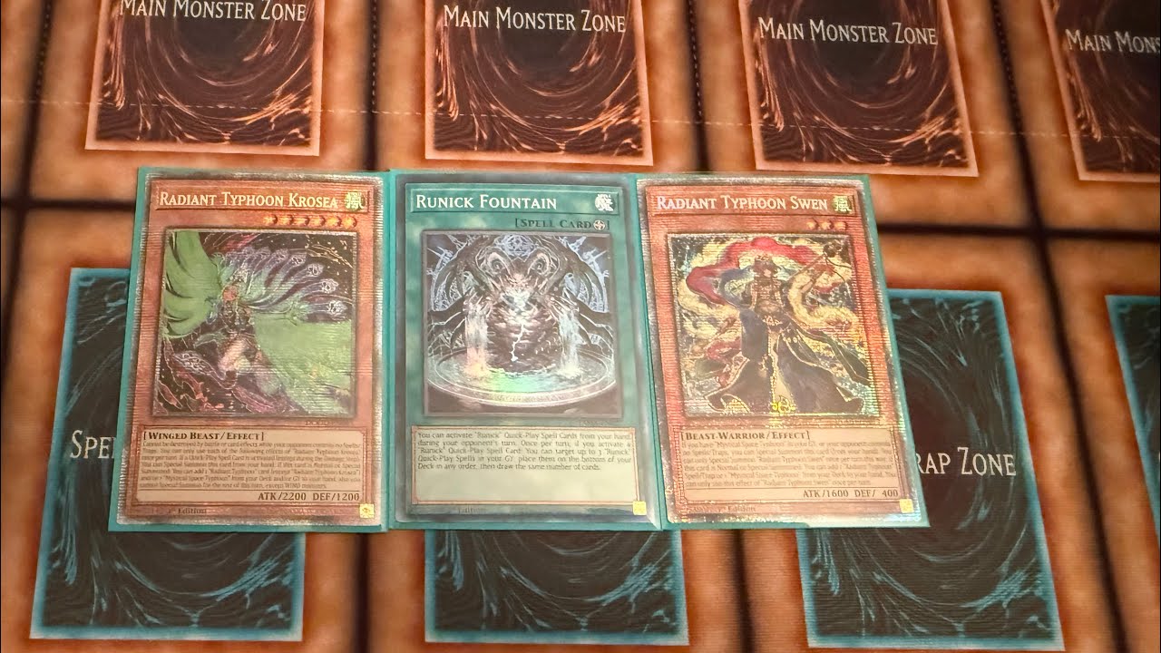 My updated Runick Radiant Typhoon deck profile for genesys format 12/25