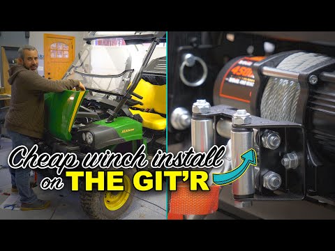 Installing a winch on the Gator
