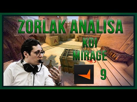 [PT] zorlaK Analisa: KOI - FACEIT LVL 9 em MIRAGE [Demo do Dia]