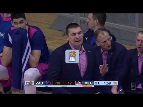 ABA Liga 2017/18, Round 21 match: Zadar - Mega Bemax (5.3.2018)