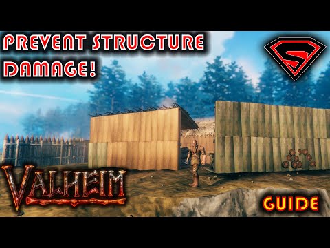VALHEIM STRUCTURE DAMAGE - HOW TO PREVENT STRUCTURE DAMAGE IN VALHEIM