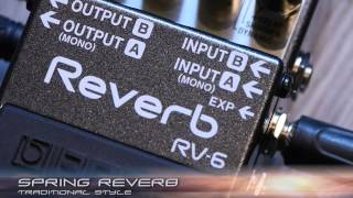 BOSS RV-6 Reverb Sound Preview