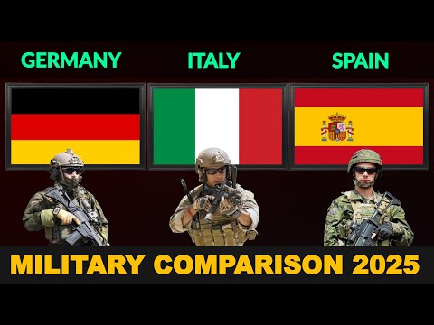 Germany vs Italy vs Spain Military Power Comparison 2025
