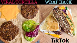 Healthy Grilled Cheeseburger Wrap