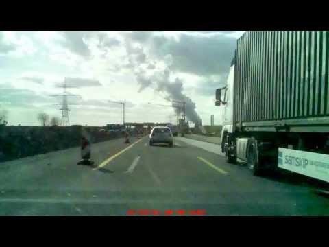 Autobahn 4 Köln Richtung Aachen (von Düren nach Eschweiler-Ost)