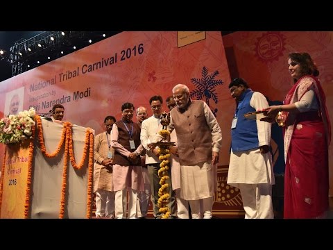 PM Modi inaugurates National Tribal Carnival - 2016 in New Delhi