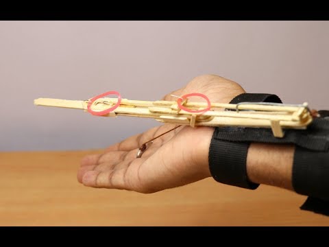 How to Make an Assassin's Creed Hidden Blade Using Popsicle Sticks