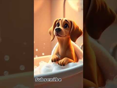 dog bathing 🧼🧼