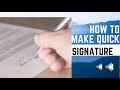 How To Make Your Own Signature Style Design Unique Designs Signature Logo