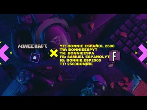 ¡El último directo del año 2023! ¡Roblox y Minecraft con Bonnie Español 2500!