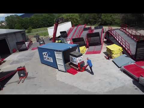 Rampe d'accès pour conteneur - Constitution simple et efficace - Capacité 6T - AZ Ramp HCRN-06_9
