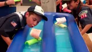 Raingutter Regatta as Pack Gathering Activity. Awesome! Must Watch!