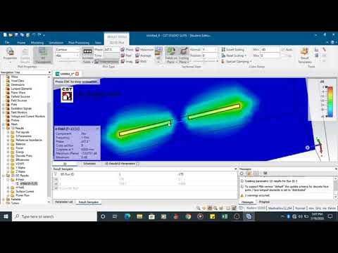 Simple steps to design a dipole antenna using CST