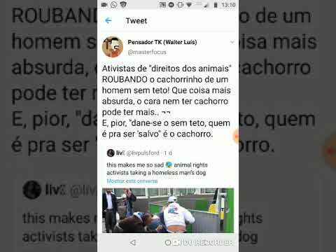 ABSURDO! Ativistas de "direitos dos animais" ROUBAM cachorro de sem teto