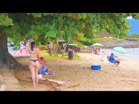 🇧🇷 Pereque Beach A Sunny Wonderful Day in Ilhabela in São Paulo.
